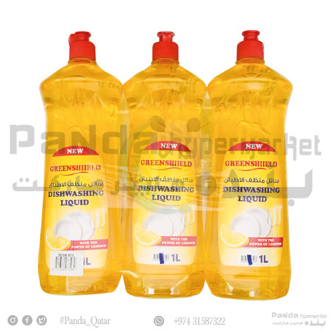 Greenshiield Dishwashing Liquid 3X1Ltr