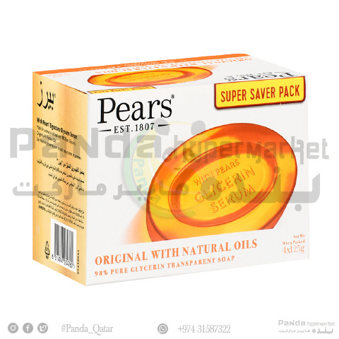 Pears Soap 125gm 4pcs Pure&Gentle