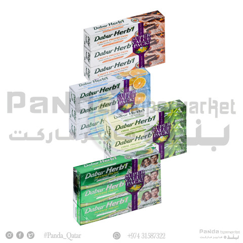 Dabur Herbal Toothpaste 3 PcsX1 Asstd