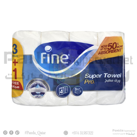 Fine Tissue Kitchen Towel 60s 3Ply 3+1