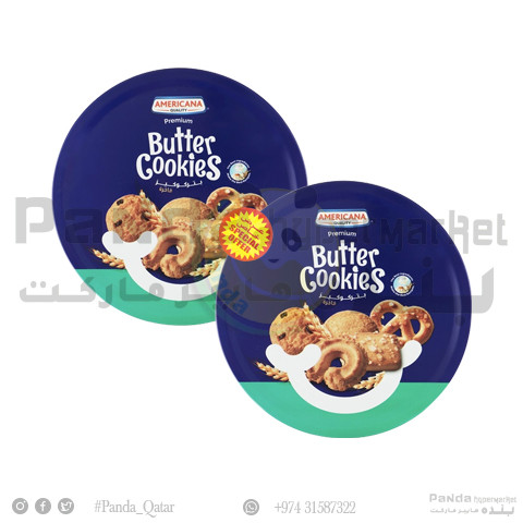 Americana Butter Cookies Blue 454GmX2Pcs