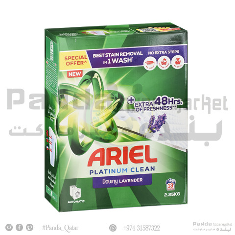 Ariel Washing Powder 2.25 Kg Auto Downy Lavender
