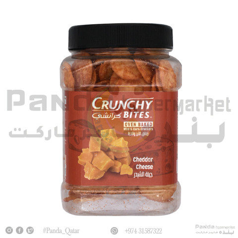 Crunchy Bites Rice&Corn Crancers Cheddar Cheese200Gm