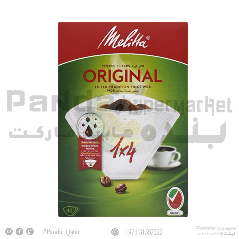 Melitta Coffee Filters 1x4