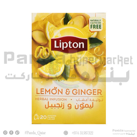 Lipton Lemon&Ginger Herbal Infusion Tea Bag 20X1.6g