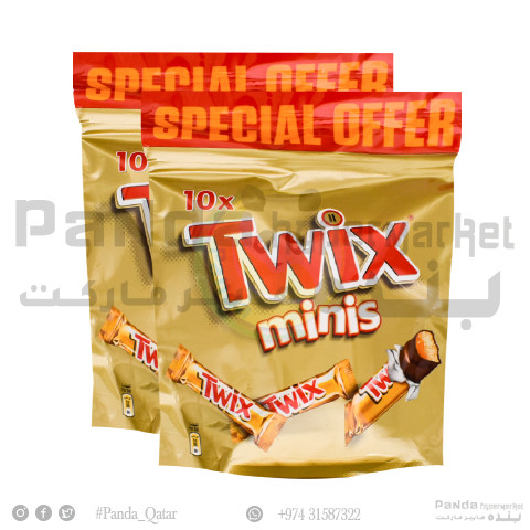 Twix Mini Twin 200gmX2Pcs