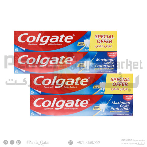 Colgate Maximum Cavity Protection 75MlX4Pcs
