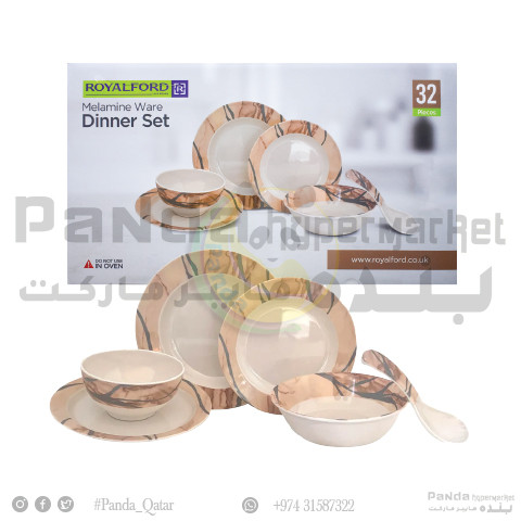 Royal Melamine Dinner Set 32Pc