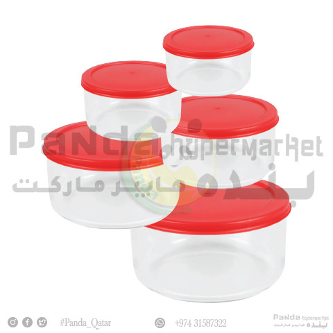 Tight N fresh Containers 5Pcs