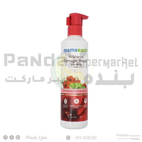Mamaearth Hibiscus Shampoo for Hair Damage Repair 250Ml
