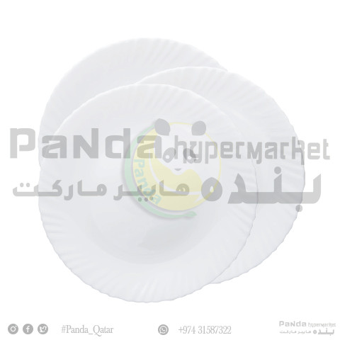 Gitco?á opalware Dinner plate 10.5 3pc