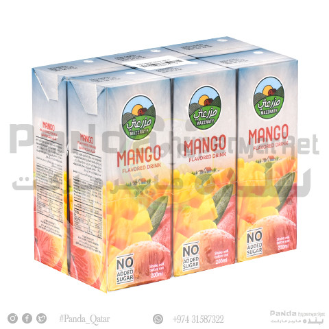 Mazzraty Mango Flavored Drink 200MlX6Pcs