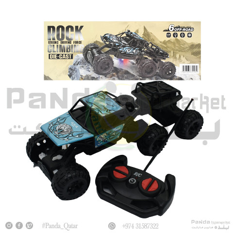 Remote Control Rechargeable Die Cast Rock Climbing Car