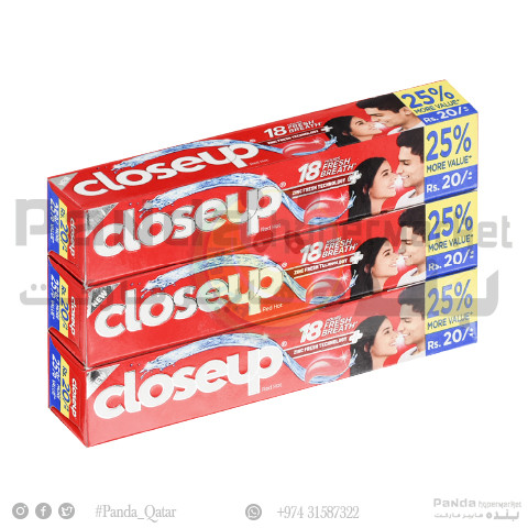 Close Up Tooth Paste 43GmX3Pcs