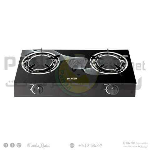 Fanar Gas Stove 2Burner(Glass)