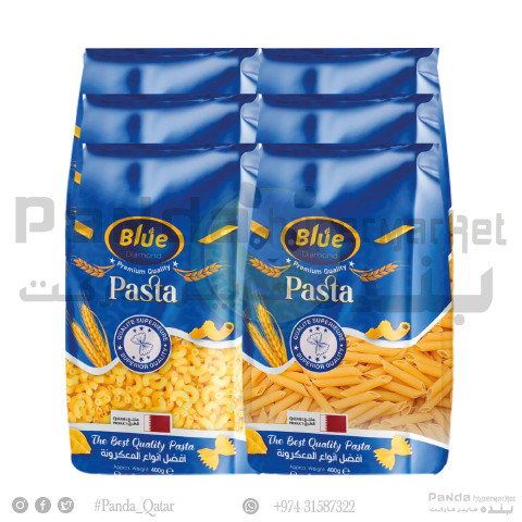 Blue Diamond Macaroni Asstd 400GmX6