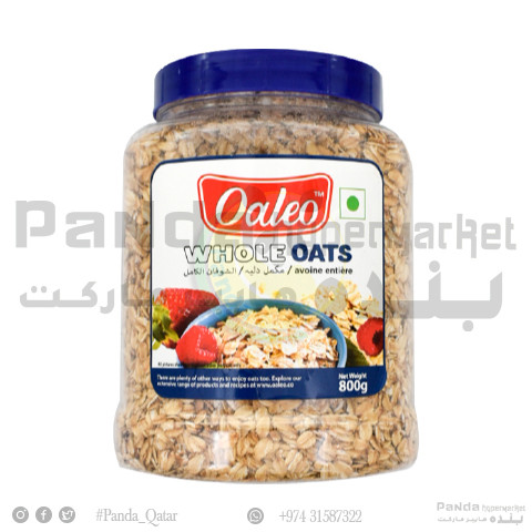 Oaleo White Oats Pet Jar 800Gm