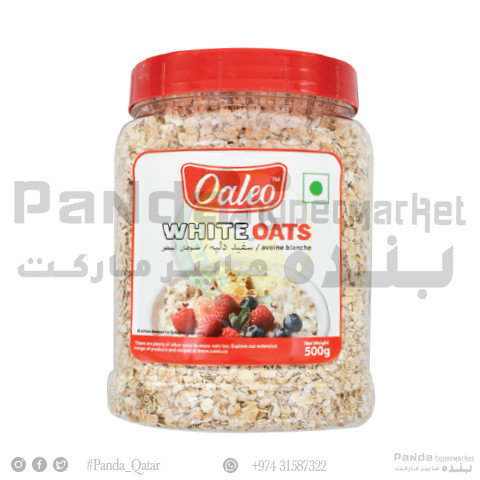 Oaleo White Oats Pet Jar 500Gm