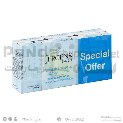 Jergens Anti Bacterial Soap 125GmX6