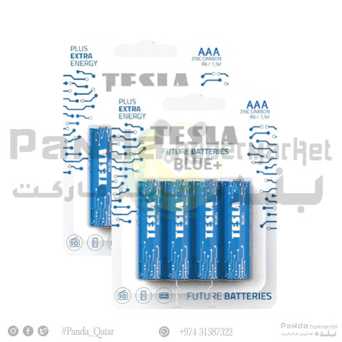 Tesla Battery AAA Blue+R6 4PX2