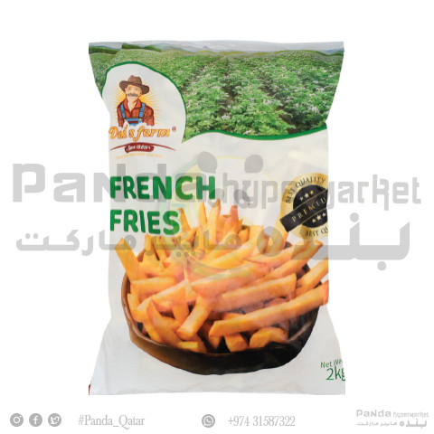 Dads Farm Frozen French Fries Straight Cut 9MM 2Kg