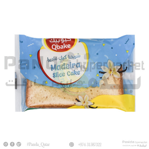 Qbakes Madeira Slice Cake60gm