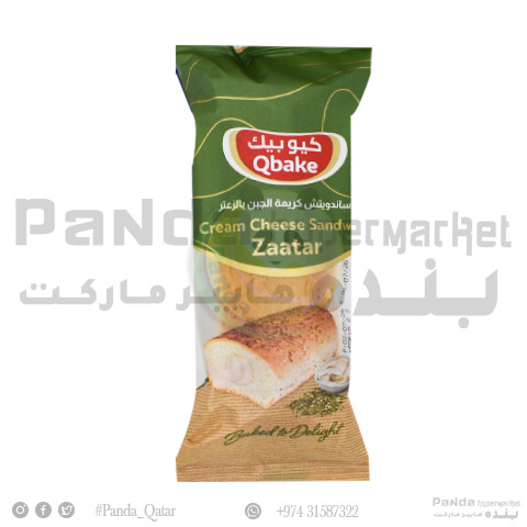 Qbake Cream Cheese Sandwich Zaatar 110gm