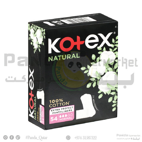 Kotex Cotton Liners Normal 54s