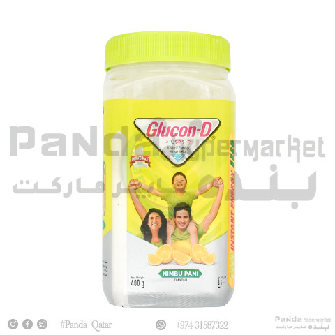 Glucon-D Powder Lime(Nimbu Pani)400Gm