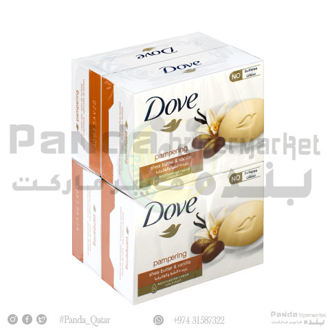 Dove Pampering Shea Butter Soap 125GmX4