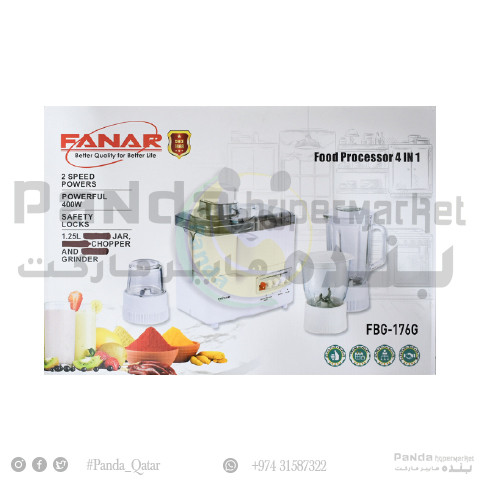 Fanar Food Processor 4In 1