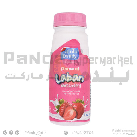 Dandy Flavored Laban Strawberry 180ml