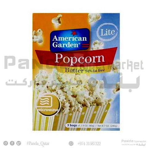 American Garden Microwave Light Pop Corn 240g