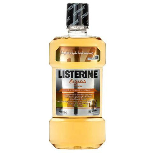 Listerine Mouthwash Miswak 500ml