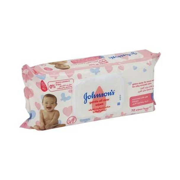 Johnson's Baby Wet Wipes Gentle All Over 72pcs