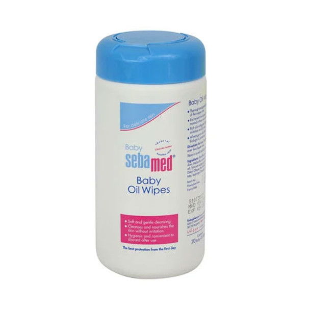 Sebamed Baby Oil Wipes For Delicate Skin 70 Wipes