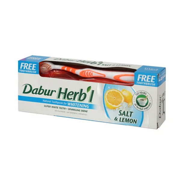 Dabur Salt & Lemon for Whitening Toothpaste 150g