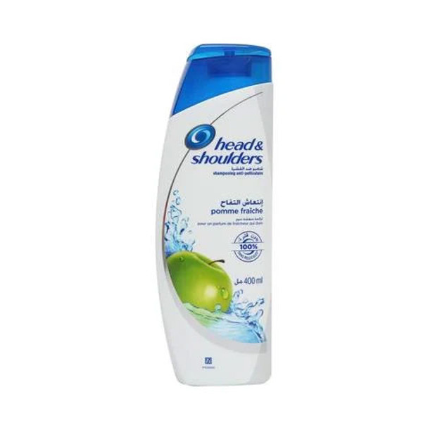 Head & shoulders Anti Dandruff Shampoo Apple Refresh Bottle 400ml