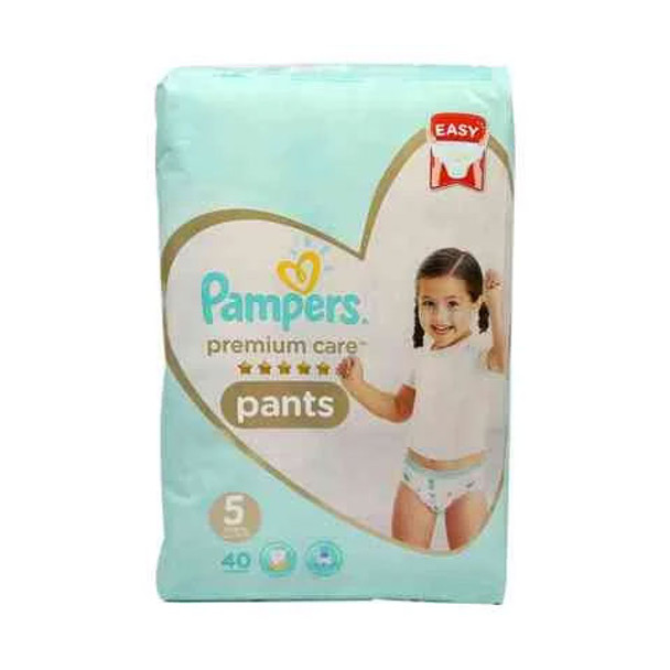 Pampers Premium Care Diaper Pants Junior Size 5 12 18kg 40 Count