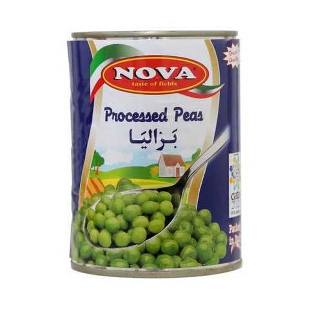 Nova Processed Green Peas Can 400g