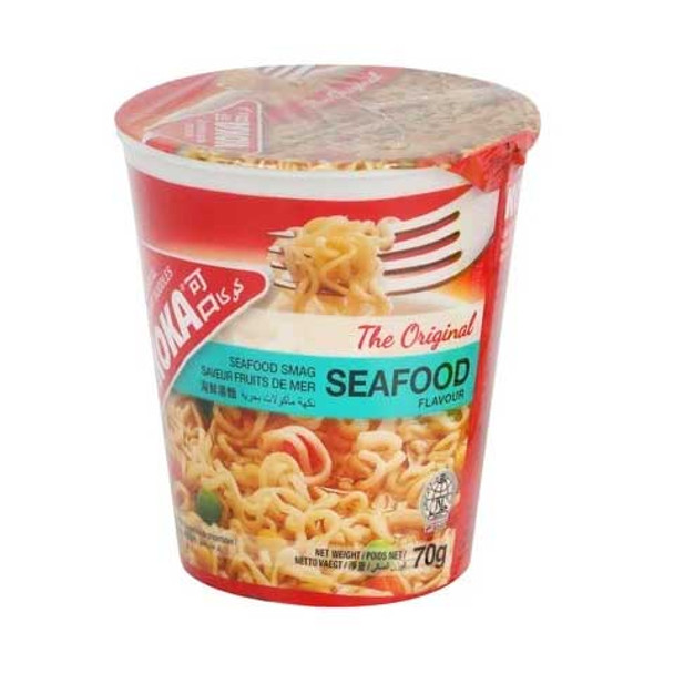 KOKA Instant Noodles Cup Seafood Flavour 70g