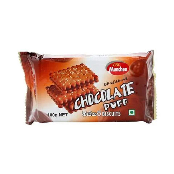 Munchee Biscuits Chocolate Puff 100g