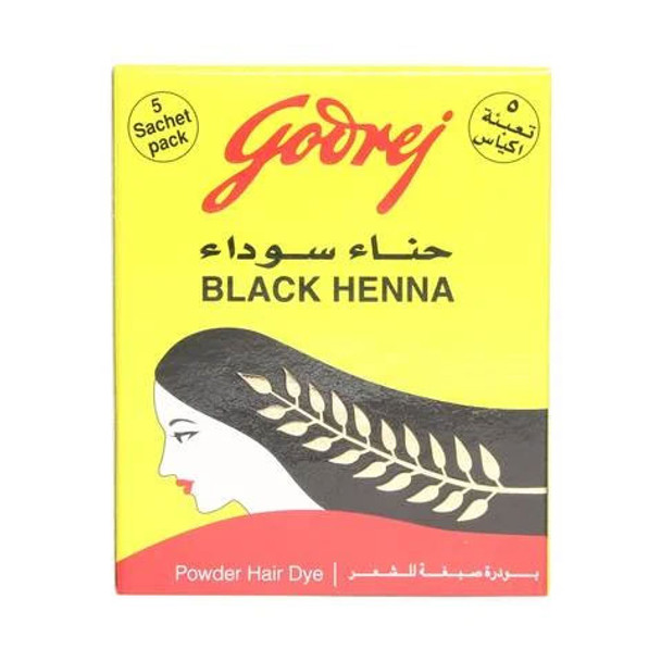 Godrej Black Henna Powder Hair Dye, 10g