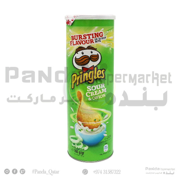 Pringles Sour Cream & Onion 165gm
