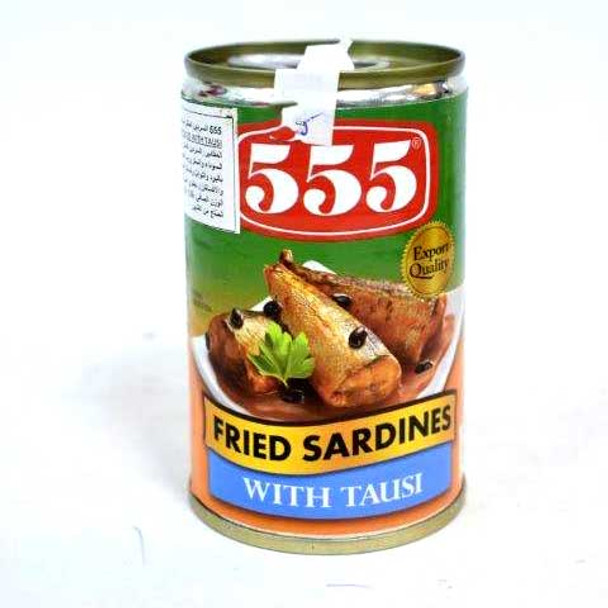 555 Fried Sardine Tausi 155gm