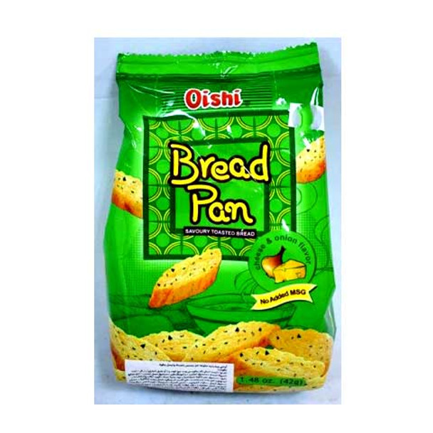 Oishi Bread Pan-Cheese &Onion(Green) 45gm