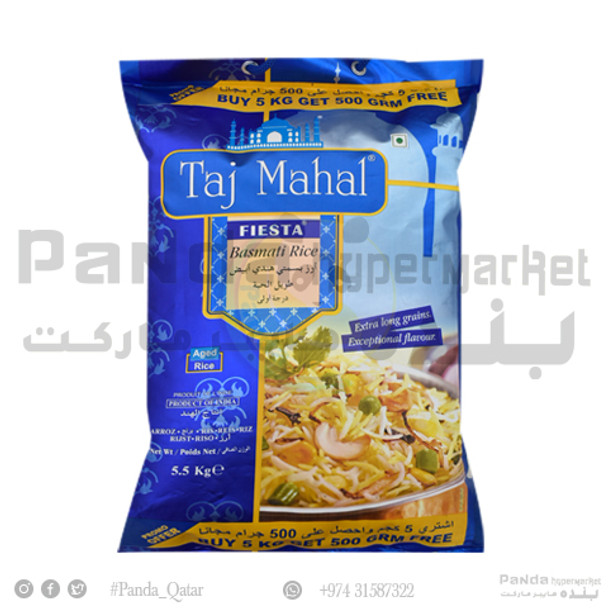 Taj Mahal Fiesta Basmati Rice 5kg