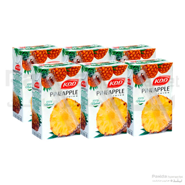 KDD Pineapple Juice 250ml  X6Pcs