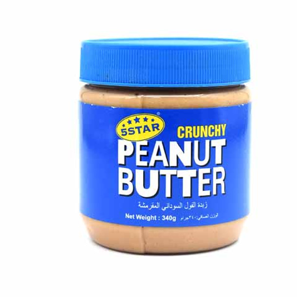 5 Star Crunchy Peanuts Butter 340g