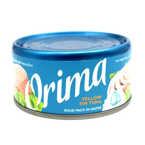 Orima Yellow Fin Tuna Solid Pack In Water 170gm